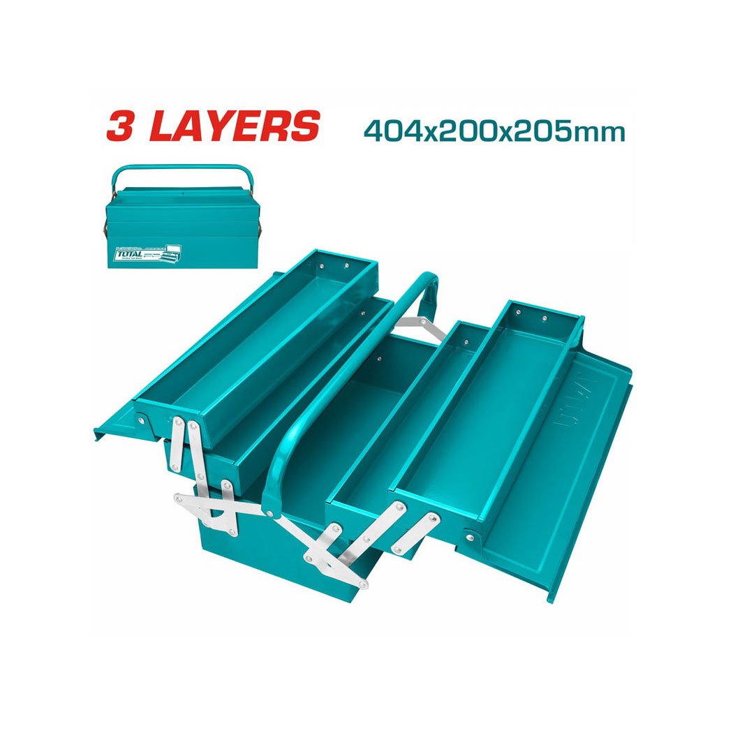 Caisse à outils 3 couches Métal THT10702 TOTAL