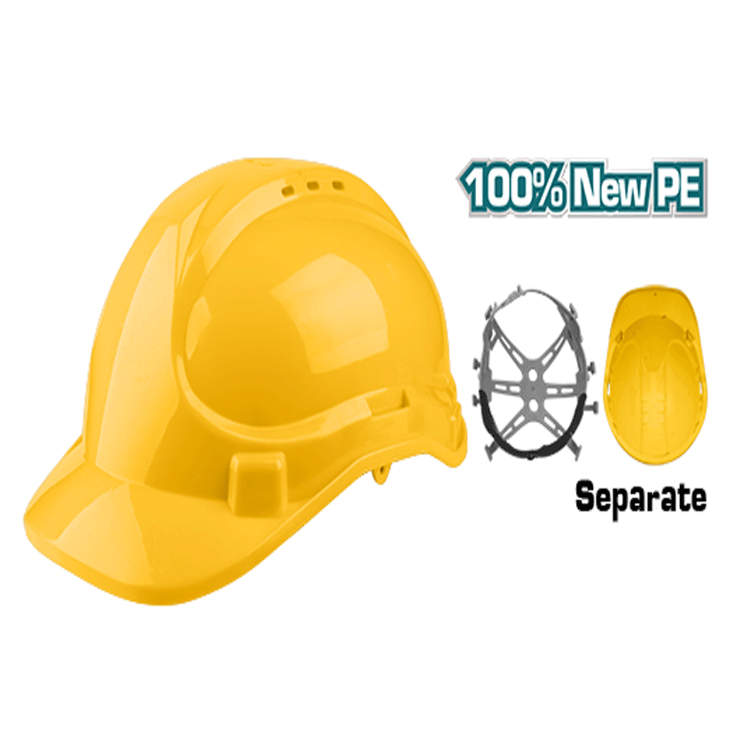 Casque de protection Jaune TSP2612 TOTAL