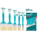 Lot de 8 pinceaux THT8450801 TOTAL