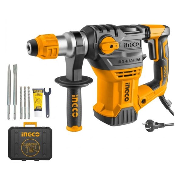 marteau rotatif INGCO RH150028 1500W perforateur électrique pour perçage béton et travaux de démolition