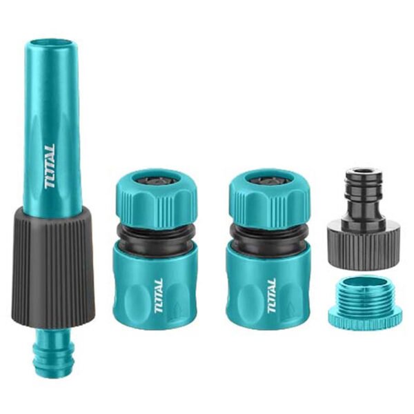 Lance d’arrosage 5 fonctions TOTAL THHCS05122 pour tuyau 1/2 pouce jardin et nettoyage