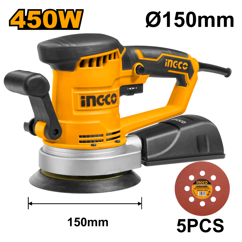 Ponceuse RS4508 rotatif 450w ingco