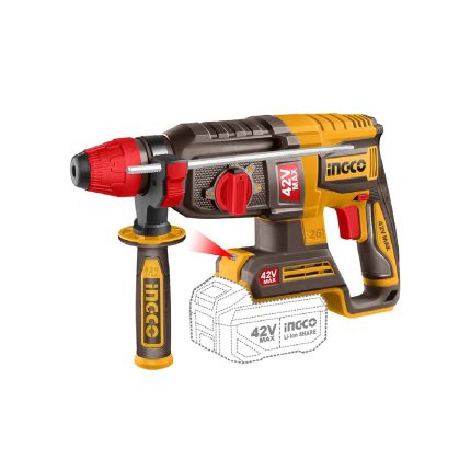 Marteau perforateur sans fil INGCO 42V – 26 mm pour béton et matériaux durs