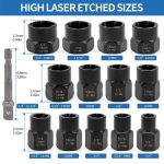 Kit d'extraction d'écrous  14 pcs – Image 2