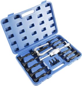 Ensemble d'extracteurs de roulements 16 pièces avec marteau coulissant