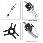 Lot de 5 outils d'extraction de roulements intérieurs et extérieurs à 3 mâchoires