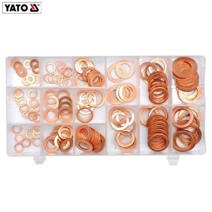 Assortiment rondelles cuivre 150 pièces YATO 06871