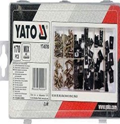 Assortiment écrous et vis de carrosserie 170 pièces YATO 06780