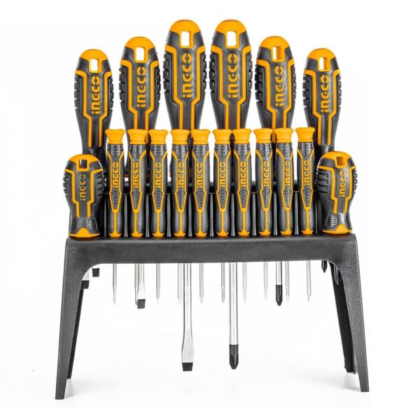 Coffret de 18 tournevis ergonomiques