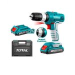 Perceuse sans fil 20 V avec deux batteries TIDLI20012 TOTAL