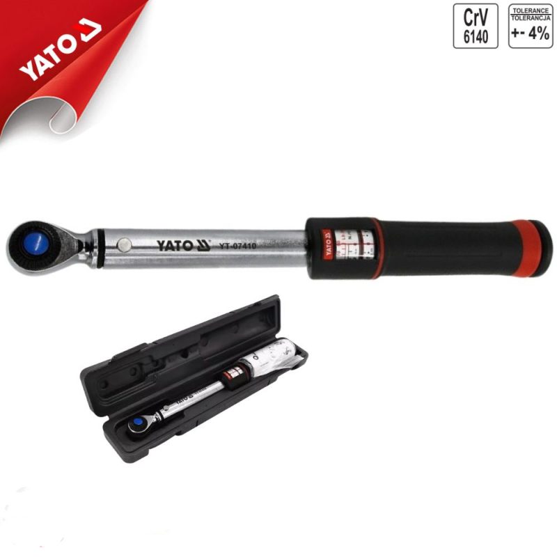 Clé dynamométrique YATO 1/4" pour serrage sûr et précis