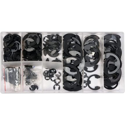 Circlips à anneau en E YATO pour fixation d’axes