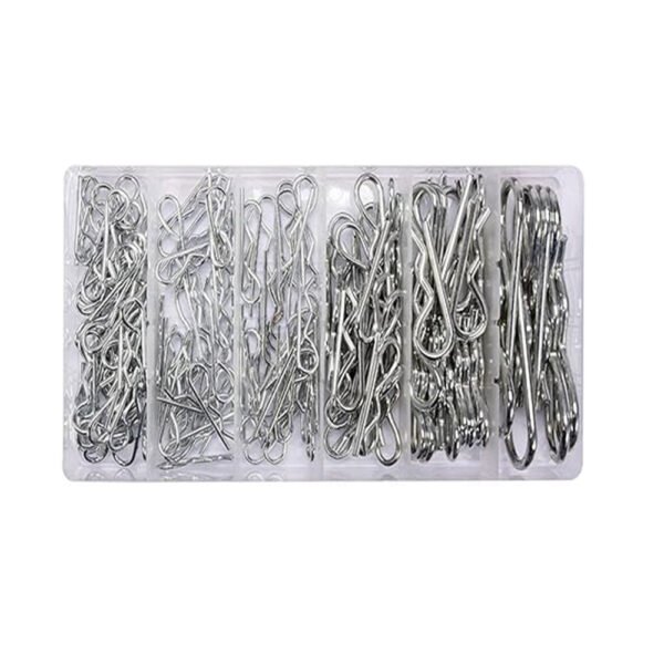 Assortiment de goupilles fendues à ressort YATO 150 pièces en acier