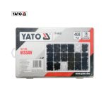 Coffret de 408 clips de fixation compatibles Nissan YATO pour carrosserie automobile