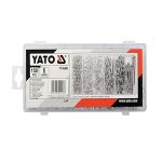 Assortiment de goupilles fendues à ressort YATO 150 pièces en acier