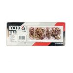 Goupilles fendues YATO 50 pièces avec bague pour fixation mécanique