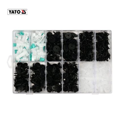 Clips de fixation YATO 270 pièces pour véhicules Mercedes