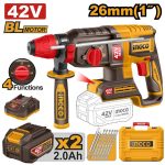 Marteau perforateur sans fil 26mm 42 V CRHLI422682 INGCO