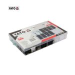 Assortiment de 290 clips de fixation compatibles BMW en coffret YATO pour carrosserie et intérieur automobile