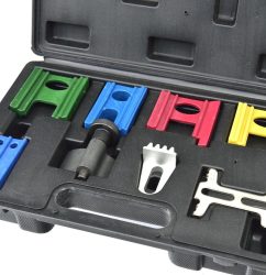 Kit de verrouillage de distribution 8 pièces GEKO – outil de calage moteur pour entretien et remplacement de courroie ou chaîne de distribution