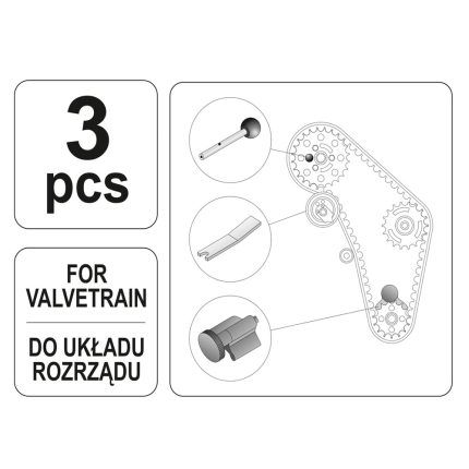 Outil de blocage de roue de distribution VW 1.9 TDI YATO