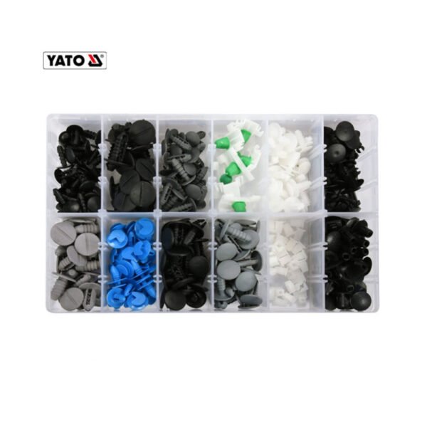 Coffret de 308 clips de fixation compatibles FIAT YATO pour carrosserie et habillage intérieur