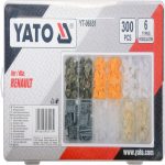 ASSORTIMENT DE CLIPS DE GARNITURE RENAULT 300PCS 06651 - YATO – Image 3