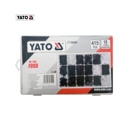 Coffret de 415 clips de fixation compatibles FORD YATO pour carrosserie et intérieur auto