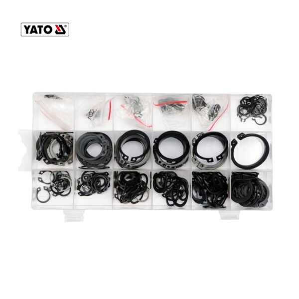 Circlips YATO 300 pièces pour fixation mécanique