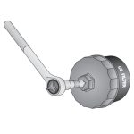 Coffret clé à filtre à huile de type coupelle 13 pièces YT-0594 YATO – Image 3