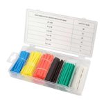 Gaines thermorétractables YATO 128 pièces pour câbles