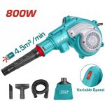 Souffleur aspirateur 800 W TOTAL TB8036 pour jardin