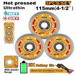 Jeu de 3 disques diamantés 115 m INGCO DMD0511503