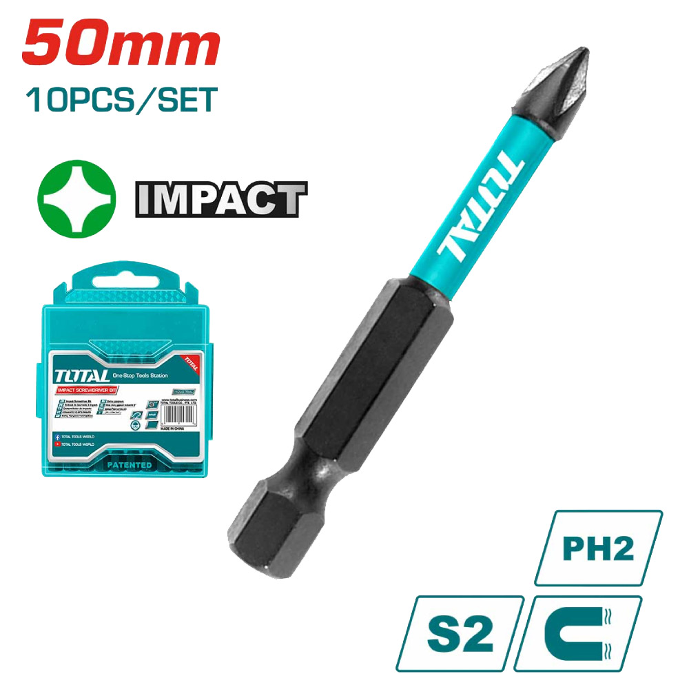 embouts-total EMBOUTS TOURNEVIS PH2X50 TACIM16PH223 – Image 1