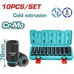 Boîte à douilles TOTAL 10 pcs