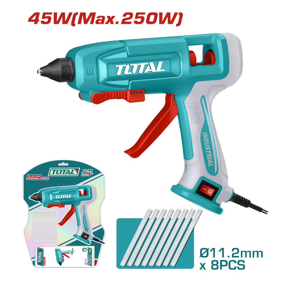pistolet-a-colle-total Pistolet à colle 45W TOTAL TT401116 – Image 1