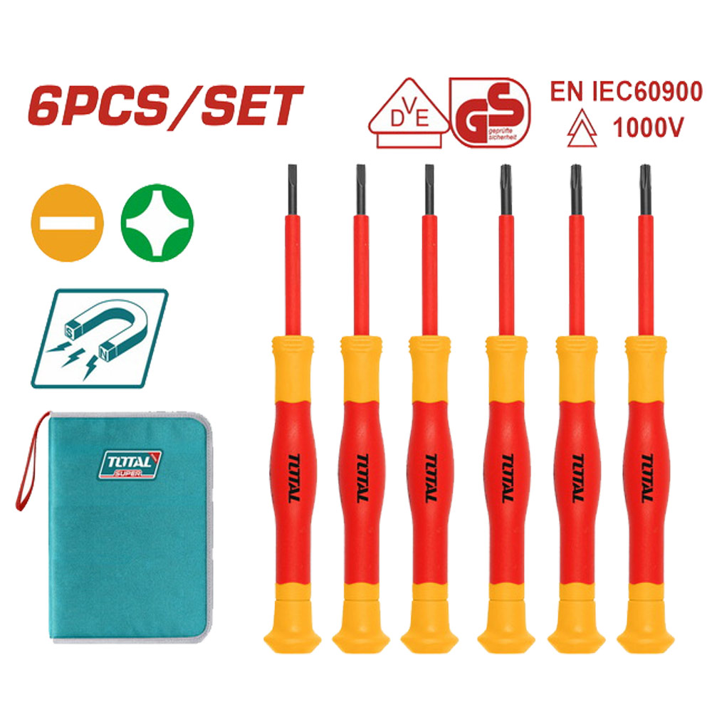 tournevis-1000v-total JX 06 TOURNEVIS 1000V ISOL TOTAL THKIPSD0601 – Image 1