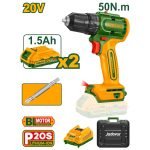 Perceuse-visseuse à percussion JADEVER 50 Nm 20V JDCDP552