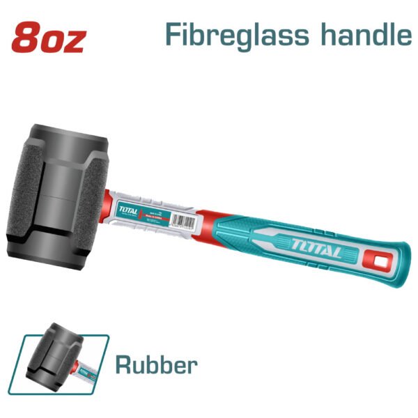 MAILLET EN CAOUTCHOUC 220G THRUH6808 TOTAL