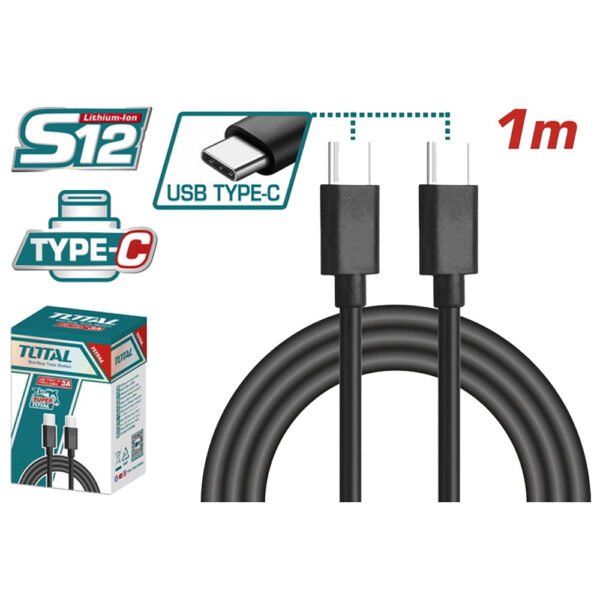 CABLE USB TYPE C-C 1M TIUCC02 TOTAL