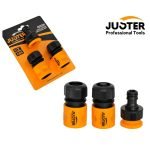 Connecteur de tuyaux 3 pcs 1/2" JUSTER JLD06003