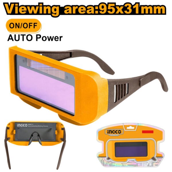 Lunettes de soudage à assombrissement automatique INGCO AHM111