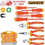 Ensemble 8 pièces d’outils isolés d’électricien HKIST3081