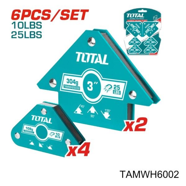 KIT SUPPORTS MAGN DE SOUDAGE TAMWH6002 TOTAL