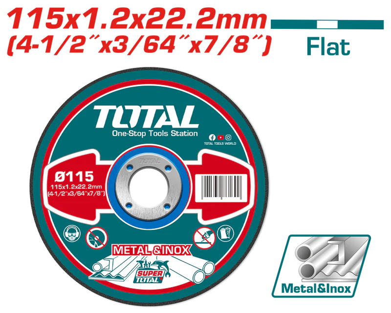 TAC2211151_800x DISQUE A TRONÇ 115MM 1,2MMX22,2MM TOTAL TAC2211151 – Image 1