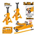ENSEMBLE DE 3 CRIC INGCO JACK COMBO HJCS2503