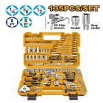 Coffret d’outils à main combinés INGCO 135 pièces HKTHP21351