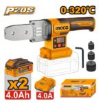 Outil de soudage de tubes plastiques sans fil INGCO 20V PTWTLI20182 avec embouts interchangeables