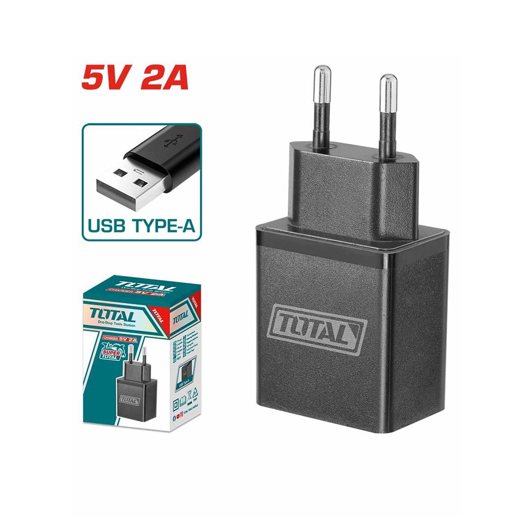 Tête chargeur USB Type‑A 5V 2A – modèle TCLI120502 « Tête de chargeur USB Type‑A 5 V 2 A TCLI120502 pour téléphone, tablette et appareils USB