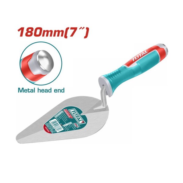 Truelle 180 mm TOTAL THT82716 en acier avec manche ergonomique